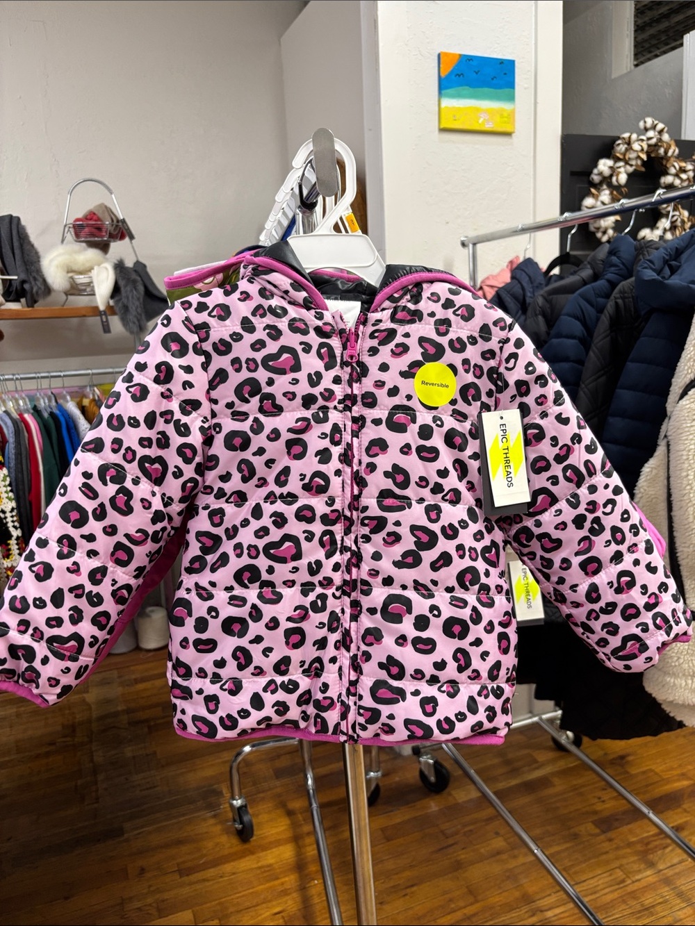 Epic Threads Reversible Puffer Jacket - Kids girl